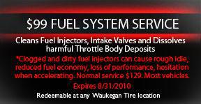 $99 fuel system service