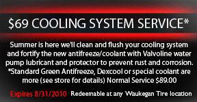 $69 cooling system service