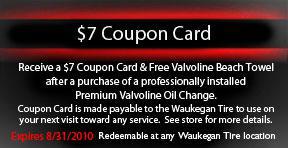 $7 coupon card