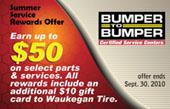 Summer Service Rewards Offer