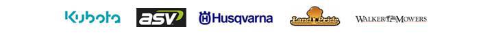 We carry products from Kubota, ASV, Husqvarna, Land Pride, and Walker Mowers.