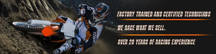 With over 20 years of racing experience, we race what we sell! We have over 20 years of racing experience.