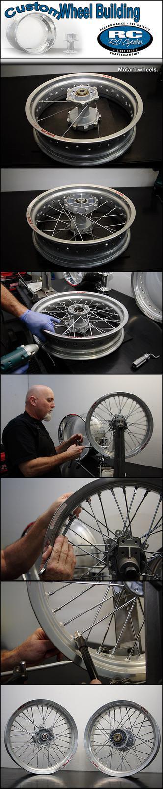 Custom Motard Wheel Building