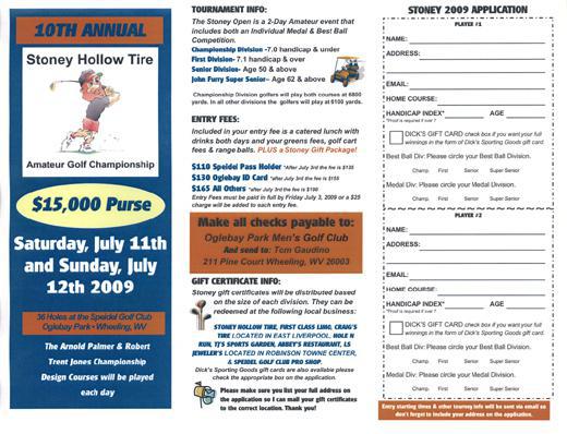 Stoney Open Golf Tournament