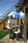 Man Under Umbrella