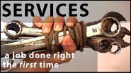 Services - a job done right the first time
