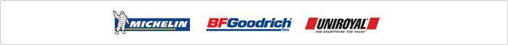 We carry Michelin, BFGoodrich, and Uniroyal products.