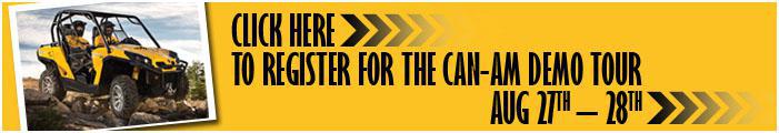 Click here to register for the Can-Am Demo Tour.