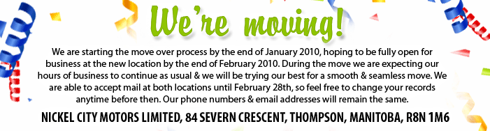 We're moving!
