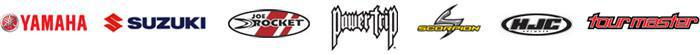 We proudly carry products from Yamaha, Suzuki, Joe Rocket, Power Trip, Scorpion, HJC, and Tour Master.