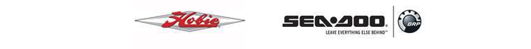 We carry products from Hobie and Sea-Doo.