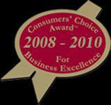 Consumers' Choice Award for Business Excellence 2008 & 2009