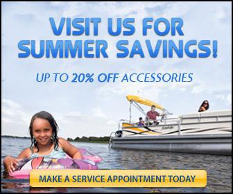 Visit us for summer savings! Up to 20% off acessories! Make a service appointment today.