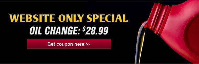 Oil Change: $28.99