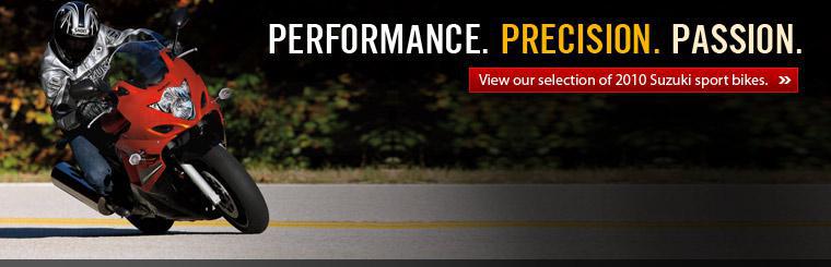 Click here to view our selection of 2010 Suzuki sport bikes.
