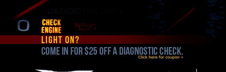 Click here to get a $25 off diagnostic check coupon.