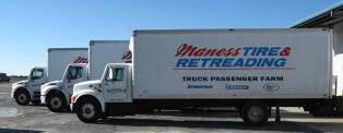 Maness Tire & Retreading Offers Fleet Delivery Service