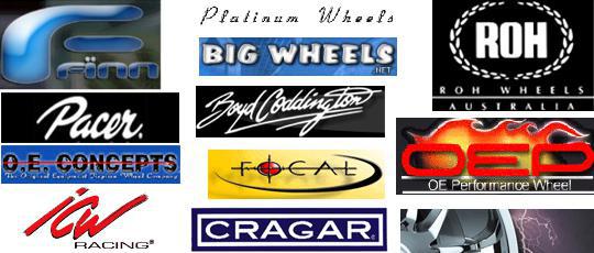 We carry Finn, Pacer, OE Concepts, ICW Racing, Platinum Wheels, Big Wheels, Boyd Coddington, Focal, Cragar, ROH, OE Performance and Panther wheels!