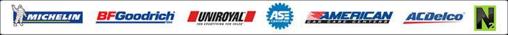 We carry products from Michelin, BFGoodrich, Uniroyal, and ACDelco. We are ASE certified. We are affiliated with the American Car Care Center. We service nitrogen tires.