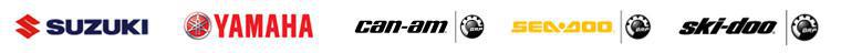 We offer great products by Suzuki, Yamaha, Can-Am, Sea-Doo, and Ski-Doo.