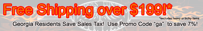 Free Shipping over $199! GA residents save 7% on sales tax for online orders!
