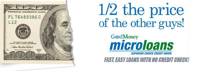 We offer fast and easy loans with no credit check at half the price of the other guys!