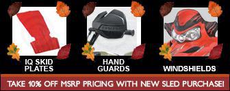 Take 10% off MSRP pricing with new sled purchase!