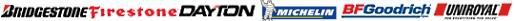 We proudly carry Bridgestone, Firestone, Dayton, Michelin, BFGoodrich, Uniroyal and others!