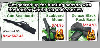 Get geared up for hunting season with the hottest Arctic Cat accessories!