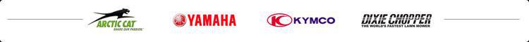 We carry Arctic Cat, Yamaha, Kymco, and Dixie Chopper products.