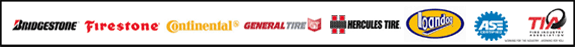 We carry Bridgestone, Firestone, Continental, General Tire, Hercules, and Bandag products. We are ASE certified. We are affiliated with TIA.