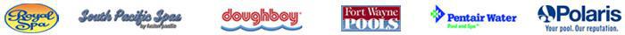We offer products from Royal Spa, South Pacific Spas, Doughboy, Fort Wayne Pools, Polaris, and Pentair.