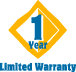 1 Year Limited Warrenty