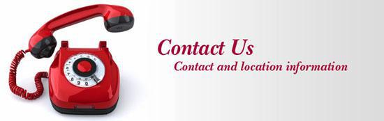 Contact Us – Contact and location information