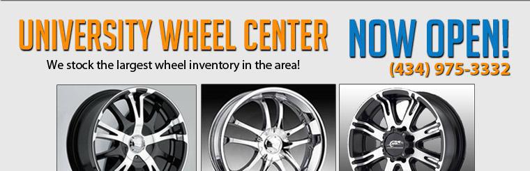 University Wheel Center stocks the largest wheel inventory in the area!