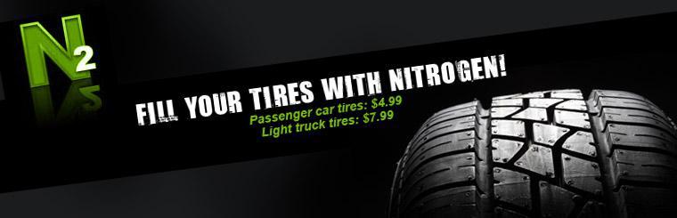 Fill your tires with Nitrogen. Click here to save money.