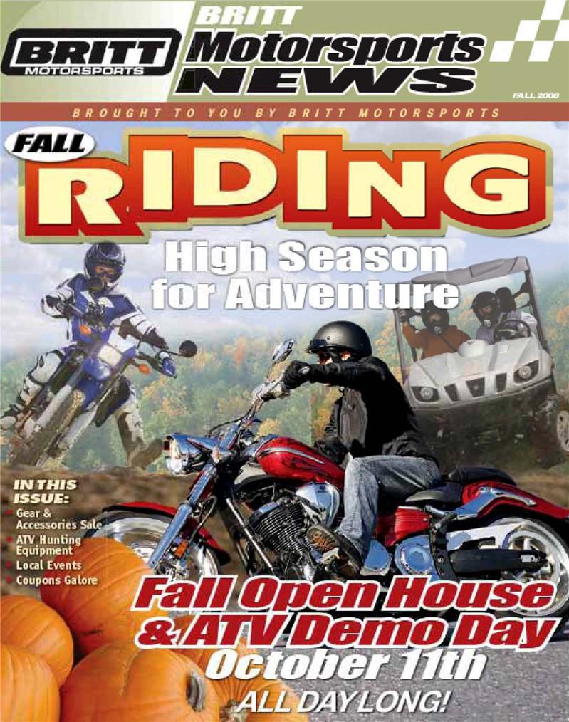 Britt Motorsports Fall Specials