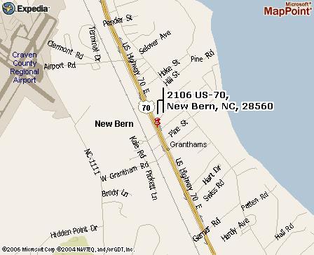 New Bern Map