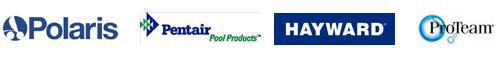We carry Polaris, Pentair, Hayward, and ProTeam products. 