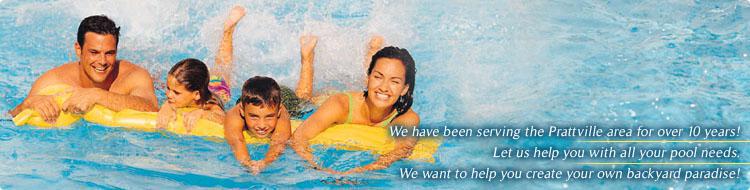 We have been serving the Prattville area for over 10 years! Let us help you with all your pool needs. We want to help you create your own backyard paradise!