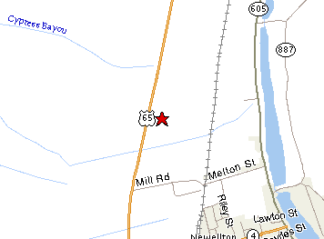 Newellton Map