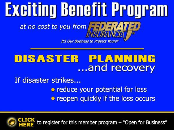 Exciting Benefit Program From Federated Insurance Exciting Benefit Program From Federated Insurance