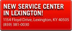 New service center in Lexington! 1154 Floyd Drive, Lexington, KY 40505 (859) 381-0030