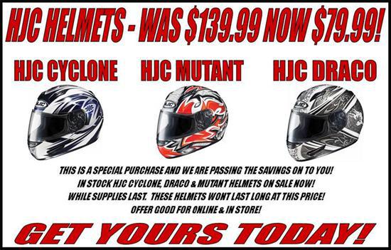 HJC Helmets - Get yours today!