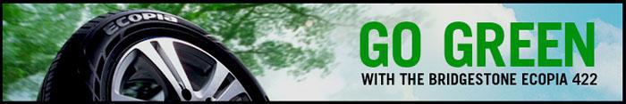 Go green with the Bridgestone Ecopia 422!