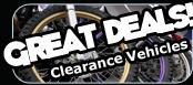 Great Deals on clearance vehicles!