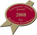 Consumers' Choice Award 2008 For Business Excellence