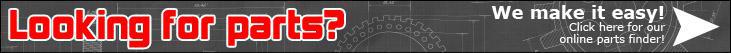 Looking for parts? We make it easy! Click here for our online parts finder!
