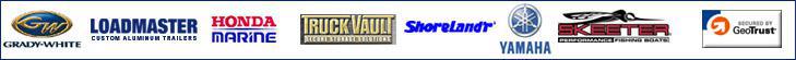 We carry Grady-White, Loadmaster, Honda Marine, Truck Vault, ShoreLand'r, Yamaha, and Skeeter. Our site is secured by GeoTrust.