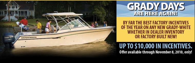 Year-End Closeout on Remaining In-Stock Grady-White, Polar Kraft, and Skeeter Boats